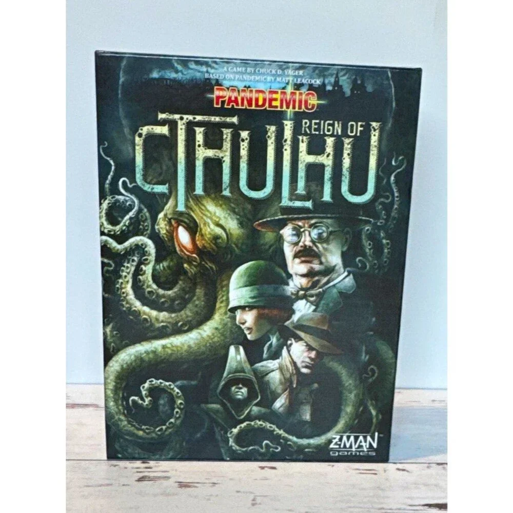 Z-Man Games Pandemic: Reign of Cthulhu Board Game 2-4P Ages 14+ 2016 Award